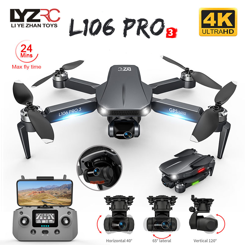 L106 Pro 3 Drone 5G WIFI FPV S – Drone Gimbal 3 Axis recenzja i cena